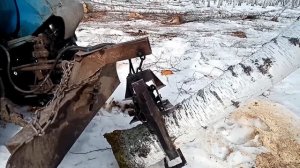 Трелевка на мтз 52 ( копченом). Восстановили захват.