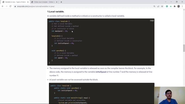 L3 : Variables in Java смотреть онлайн