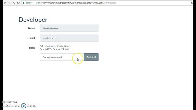 Spring Boot in Oracle App container cloud смотреть онлайн