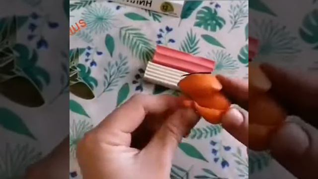 Лисичка из пластилина 🦊 tulki plastilindan смотреть онлайн