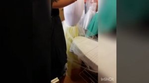 Как утюжить юбку из фатина