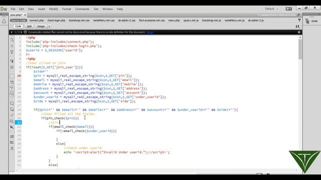 MLM(Multi Level Marketing) website using php part 16(D)- Join user смотреть онлайн