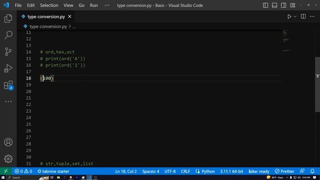Type Conversion in Python (Bangla) смотреть онлайн