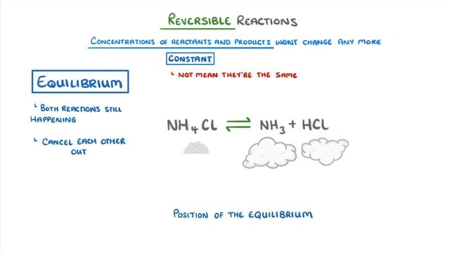 GCSE Chemistry - Reversible Reactions and Equilibrium #49 смотреть онлайн