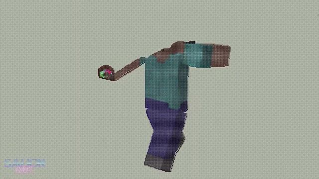 Herobrine Minecraft Pixel Art in Among Us! Among us pixel art! смотреть онлайн