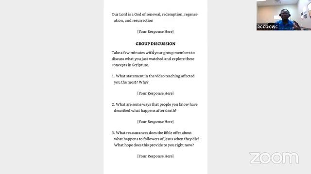 Bible Study Class - Unshakable Hope: Death Has Been Defeated смотреть онлайн