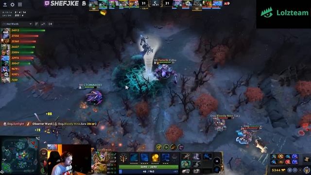ПЛОТИНА НАЧИНАЕТ ПРОРЫВАТЬСЯ? НС СМОТРИ ЗА ИГРОЙ КОМАНДЫ ДЕНДИ / B8 ESPORTS VS DogChamp DOTA 2 смотреть онлайн