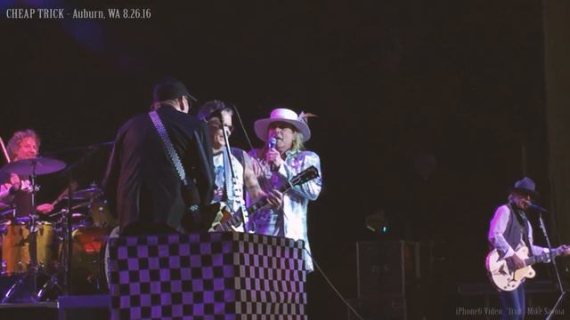 Cheap Trick w/ Mike McCready "Surrender" & "Goodnight" - Auburn, WA 8.26.16 смотреть онлайн