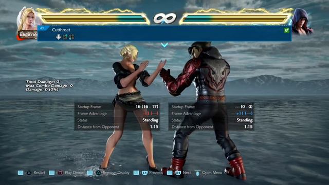 Nina movelist with frame data display (opponent all block) смотреть онлайн