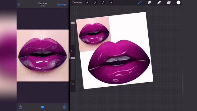 Как нарисовать мультяшные губки с нуля? | procreate | evanik.art смотреть онлайн