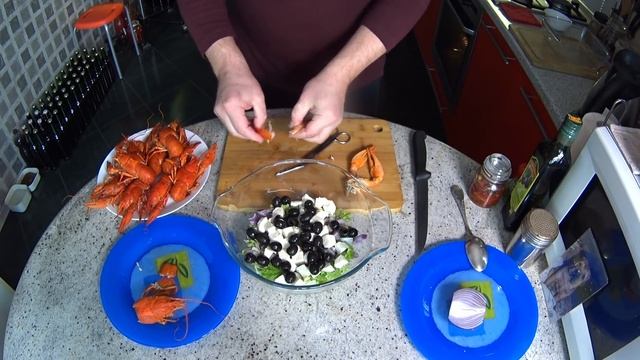 САЛАТ с Моцареллой и Раками. Выпуск №463 смотреть онлайн