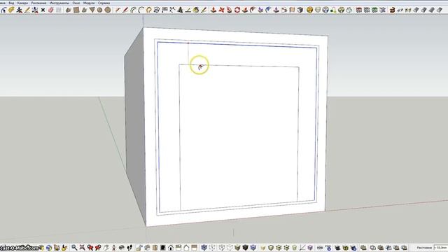SketchUp инструмент ( TOOL offset ) смотреть онлайн