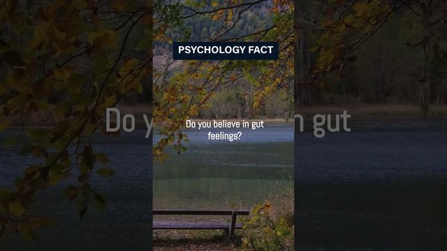 Do you believe in gut feelings? #shortsvideo #shorts #psychologyfacts #facts смотреть онлайн