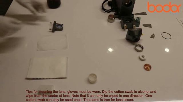 Bodor laser head disassemble and lens cleaning смотреть онлайн