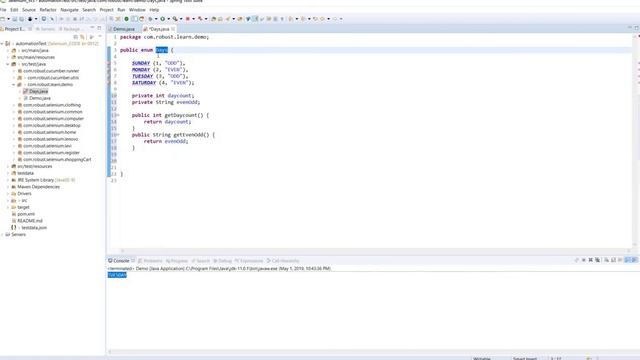 Defining Enums to represent various sets of data in Java смотреть онлайн