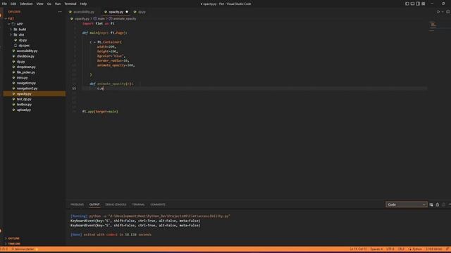 Flutter apps in Python | Animate смотреть онлайн
