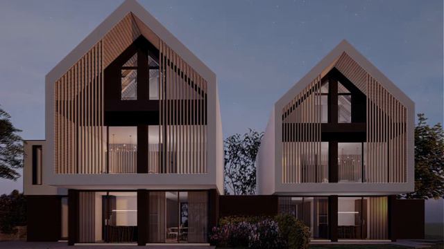 Presentazione progetto: villa bifamiliare – Cesena смотреть онлайн
