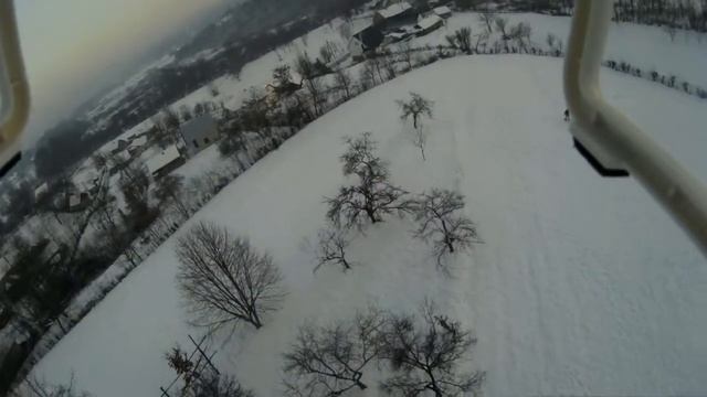 Полет на квадрокоптере MJX X101 смотреть онлайн