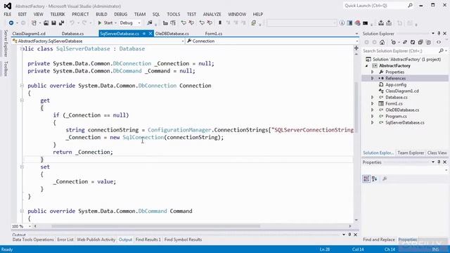 C# Design Patterns Tutorial | Abstract Factory Example смотреть онлайн