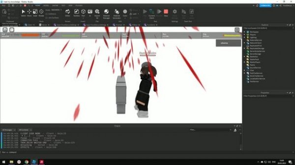 Роблокс Студио Gojo Domain Expension | Test ability