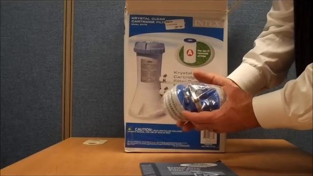 Intex Krystal Clear Model 637R box tour video by POOLCENTER.com смотреть онлайн