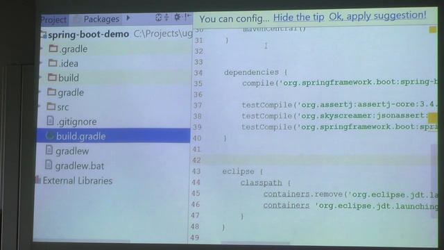 Toruń JUG #22 - Bootstrapping projects with Spring Boot - Rafał Borowiec смотреть онлайн