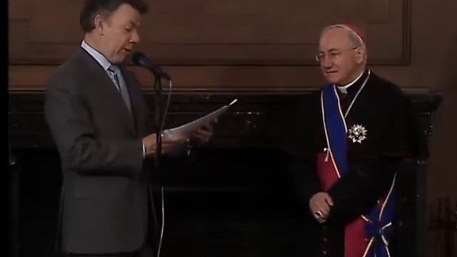 Acto de condecoración al Nuncio Apostólico, Monseñor Aldo Cavalli - 2 de abril de 2013 смотреть онлайн