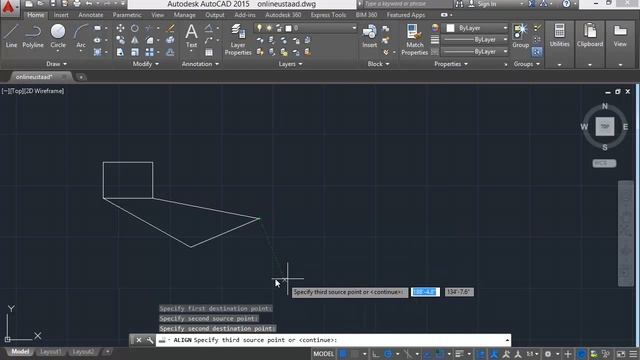 19 AutoCad 2D 3D Tutorials in Urdu Hindi align, scale and strech смотреть онлайн