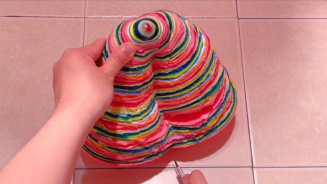 ASMR ✨Visual enjoyment, pink oversized tape ball | Relaxing and Satisfying Video смотреть онлайн