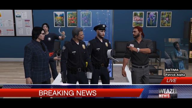 IPlayserver | GTA5 RP : Weazel News #1 Shooting At High Security Area.