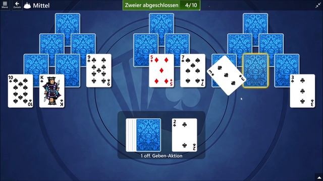 Two Game Tango - TriPeaks Medium #16 | Apr 18, 2022 | Goal: Clear 10 Twos in 2 deals смотреть онлайн