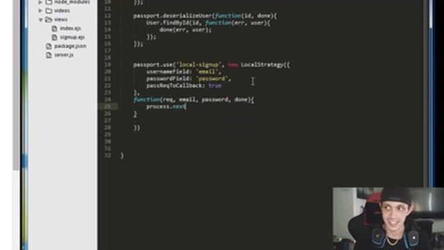 NodeJS - PassportJS & ConnectFlash - Tutorial 8 - Part 1 смотреть онлайн