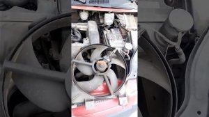 Ремонт вентилятора охлождения, Ситроэн берлинго. Все три  части вместе.