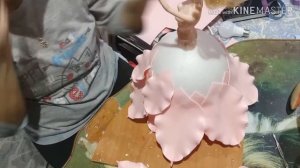 МК Светильник-кукла из изолона.