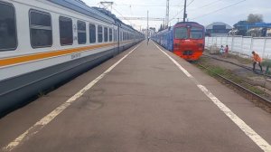 Отправление ЭД4М сообщением Калуга-1 - Москва Киевский Вокзал со станции Калуга-1