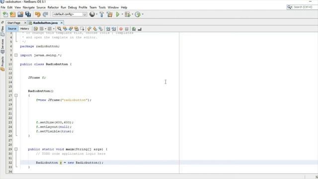 how to create RadioButton in java netbeans | swing | смотреть онлайн