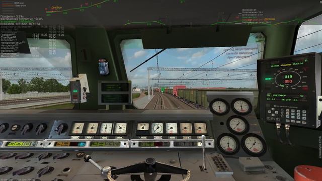 ZDSimulator. Скорый поезд №612Ь с ЧС4т сообщением Барановичи - Минск по участку Барановичи - Минск смотреть онлайн