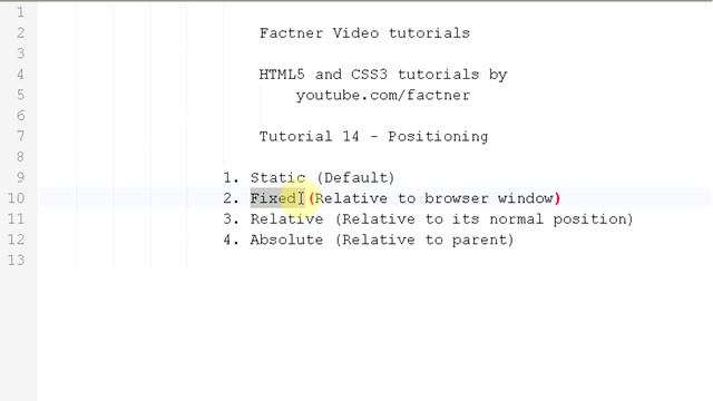 HTML5 and CSS3 tutorial 14 ELEMENTS POSITIONING in Hindi Urdu : Static Fixed Relative Absolute смотреть онлайн