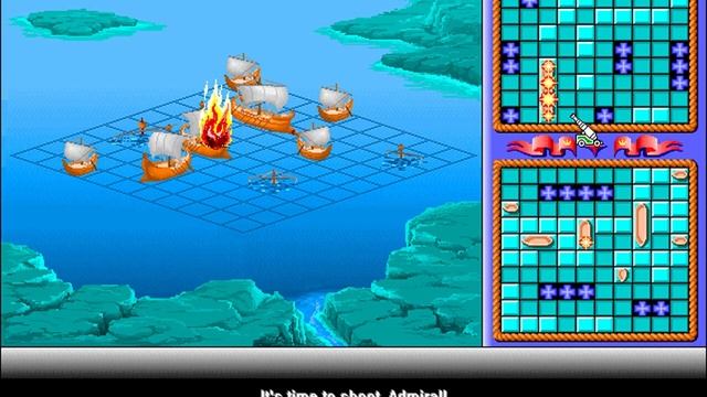 Sea Battle (a.k.a. Морской бой) (Doka Studios) (Windows 3.x) [1994] [PC Longplay]