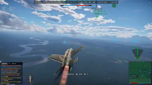 War Thunder | Красивый бой на МиГ-21 СМТ смотреть онлайн