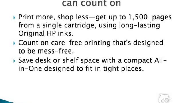 HP Deskjet Ink Advantage 2520hc All-in-One Printer смотреть онлайн