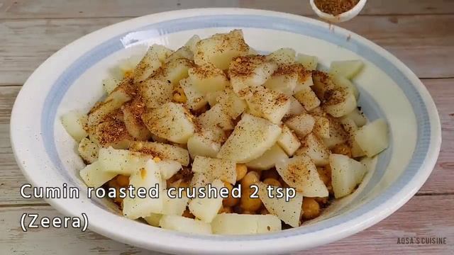 Street Style Chana Chaat With 2 Instant Chutney By Aqsa's Cuisine | Aloo Cholay | Dahi Chana Chaat смотреть онлайн