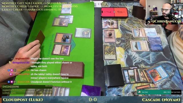 Cloudpost vs Temur Cascade [MTG Legacy] смотреть онлайн