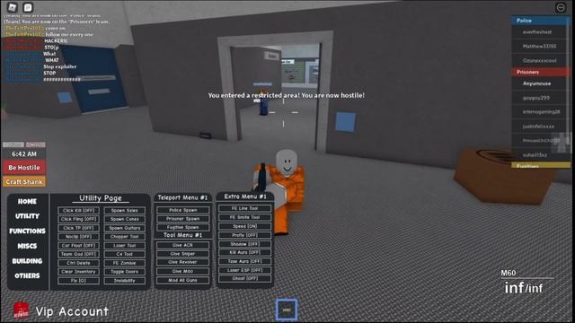 Roblox Redwood Prison Gui FE Showcase OP смотреть онлайн