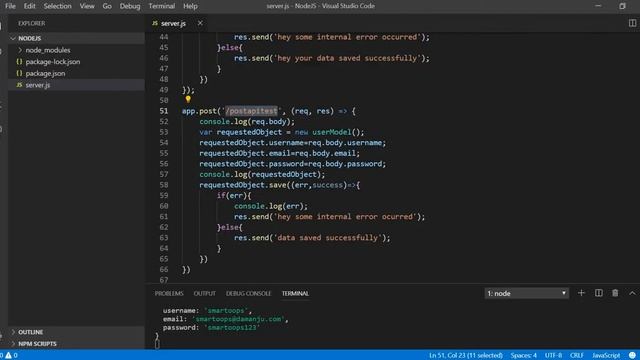 NodeJS Lecture 17 Find Data From DataBase смотреть онлайн