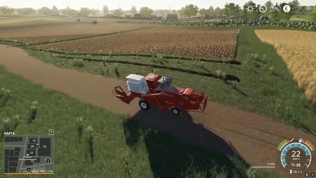 Farming Simulator 19 Величковка#3 Обработка полей. Трава на силос. смотреть онлайн
