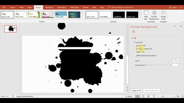 How to make paint splash effect in PowerPoint! PPT tricks. смотреть онлайн