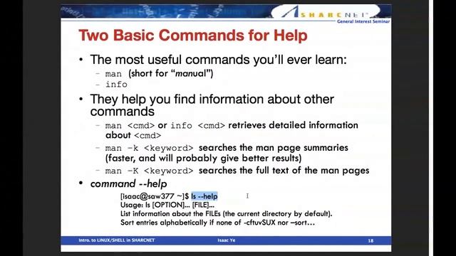 Introduction to LINUX/SHELL programming in SHARCNET смотреть онлайн