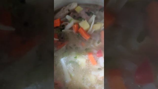 ❤️ Приготовим на обед щи из свинины со свежей капустой! Подам со сметаной  ?