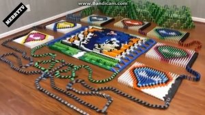 КРУТАЯ ЦЕПНАЯ РЕАКЦИЯ ИЗ ФИШЕК ДОМИНО!